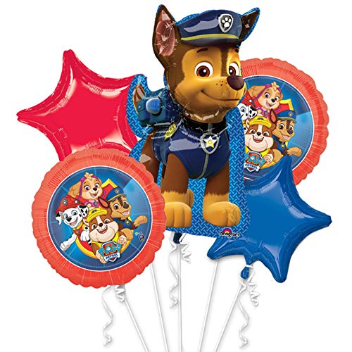 (Fix 1/1) BQT: Paw Patrol Foil Balloon Bouquet P75 (5 piece) von amscan