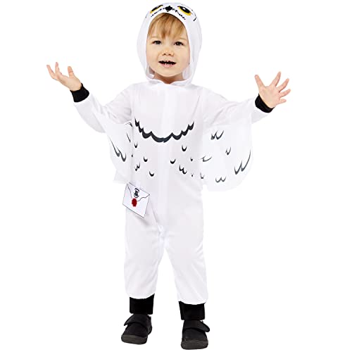 (Fix 12/25) (9914628) Child Hedwig Owl Onesie Costume (6-12m) - HarryPotter von amscan