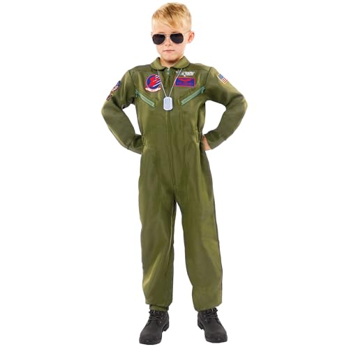 (Fix 25/25) (9913298) Child Top Gun Maverick Costume (10-12yr) von amscan