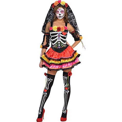 (PKT) (844569-55) Adult Ladies Day Of The Dead Señorita Costume (Extra Large) von amscan