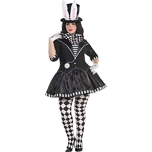 (PKT) (847836) Adult Ladies New Dark Mad Hatter Costume (DE 50/52) von amscan