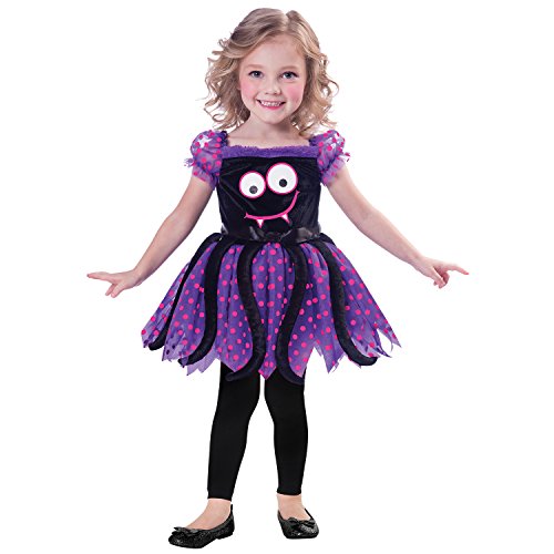 (PKT) (9903401) Child Itsy Bitsy Spider Costume Dress (3-4yr) von amscan