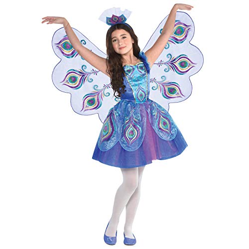 (PKT) (9904787) Child Girls Pretty Peacock (3-4yr) von amscan