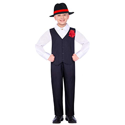 (PKT) (9907061) Child Boys Gangster Boy Costume (4-6yr) von amscan