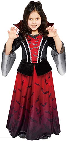 (PKT) (9907690) Child Girls Vampiress Costume Dress (9-10yrs) von amscan