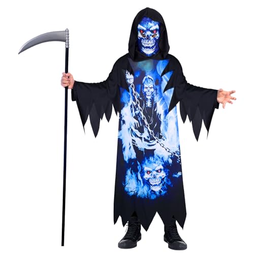 (PKT) (9908583) Child Boys Neon Reaper - Recycled Costume (4-6yr) von amscan