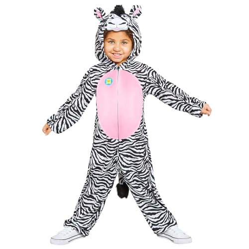 (PKT) (9908798) Child Zebra All In One Costume (4-6yr) von amscan