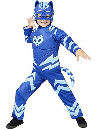 (PKT) (9908869) Child Boys Catboy PJ Masks GID Muscle Suit Costume (3-4yr) von amscan