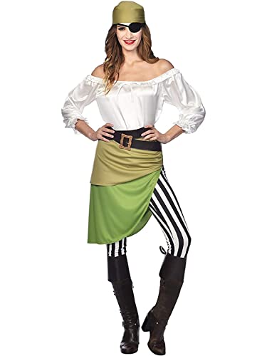 (PKT) (9910577) Adult Ladies Deluxe Shipmate Pirate Costume (UK 12-14) von amscan