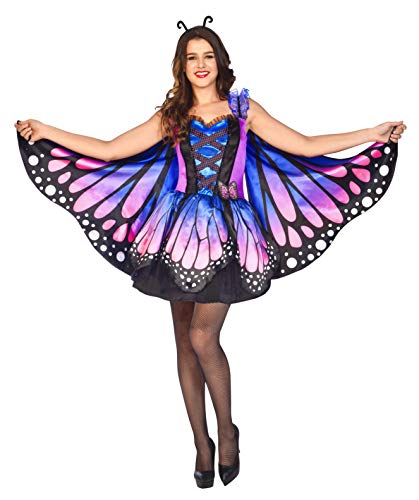 (PKT) (9910884) Adult Ladies Mystical Butterfly Costume (UK 14-16) von amscan