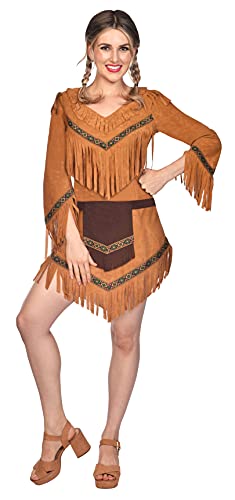 (PKT) (9910918) Adult Ladies Native American Princess Costume (UK 12-14) von amscan