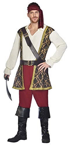 (PKT) (9911039) Adult Mens Pirate Shipmate Costume (Extra Large) von amscan