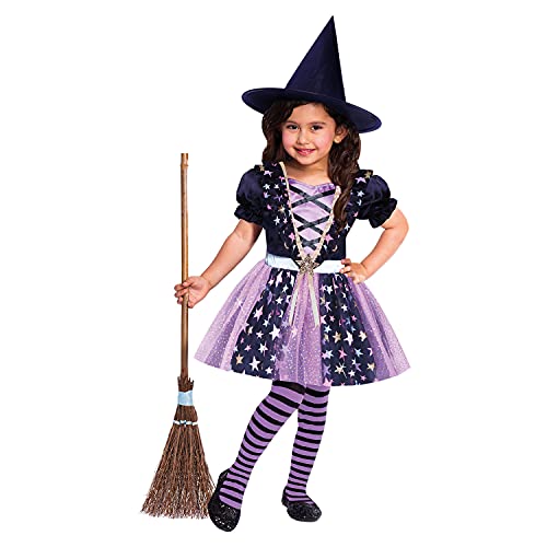 (PKT) (9911956) Child Girls Starlight Witch (4-6yr) von amscan