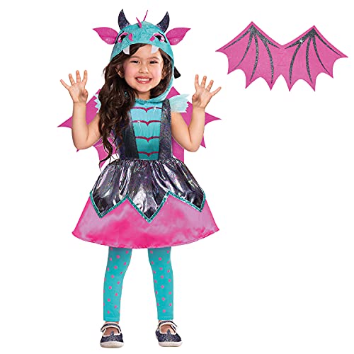 (PKT) (9911960) Child Girls Little Mystic Dragon (6-8yr) von amscan