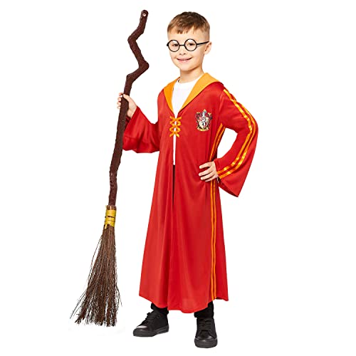 (PKT) (9912459) Child Boys Gryffindor Quidditch Robe (4-6yr) von amscan