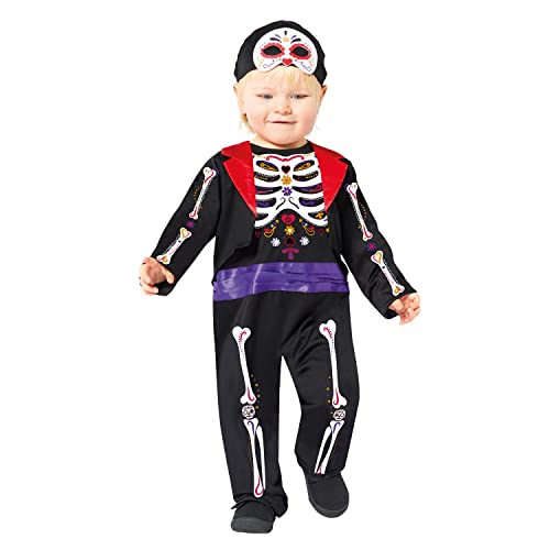 (PKT) (9914937) Child Boys DOTD Day Of The Dead Costume (10-12yr) von amscan