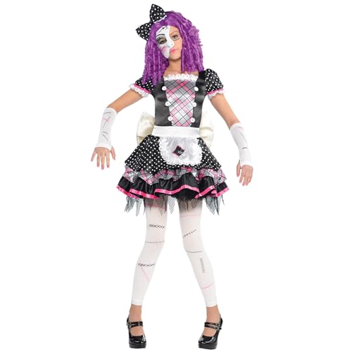 (PKT) (999685) Child Girls Damaged Doll Costume (12-14yr) von amscan