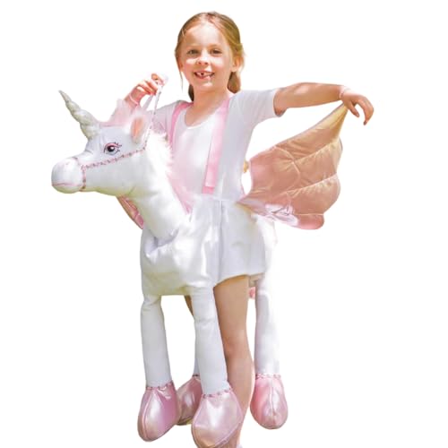 (PKT++) Child Girls Ride On Unicorn Costume (3-8yr) von amscan