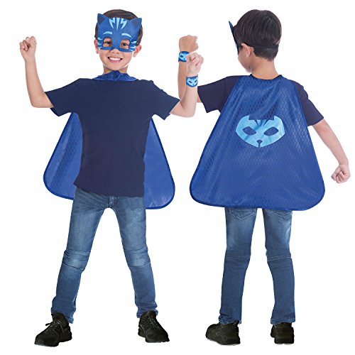 (PLL) (9903735) Child Boys Catboy Cape & Mask Set von amscan