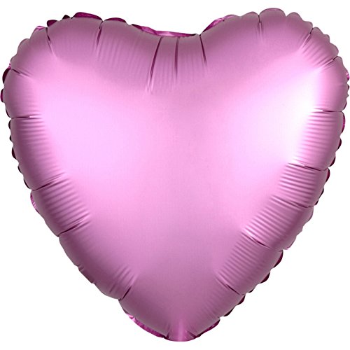 Amscan 3682201 - Standard Folienballon Satin Luxe Flamingo, Herz, Durchmesser 43 cm, Luftballon, Liebe, Heliumballon Amscan 3682201 - Standard Folienballon Satin Luxe Flamingo, Herz, Durchmesser 43 cm, Luftballon, Liebe, Heliumballon von amscan