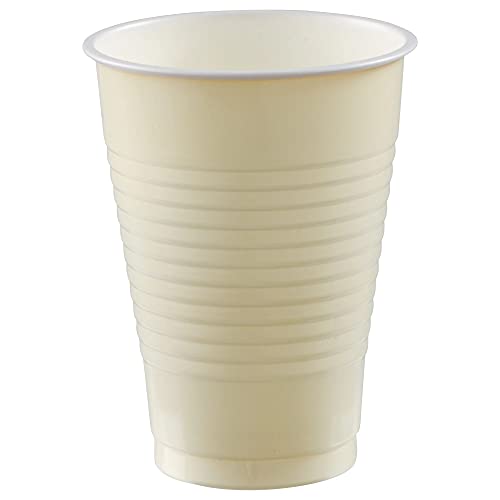 Amscan 43036-57 Trinkbecher, Beige, 355 ml von amscan