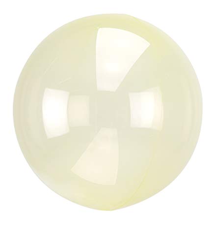 Amscan 8285211 - Clearz Crystal Yellow Folienballon S40 verpackt, Luftballon von amscan