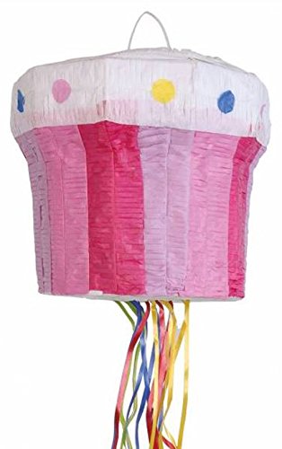 Amscan 9903134 Pull Pinata Cupcake, Mehrfarbig von amscan