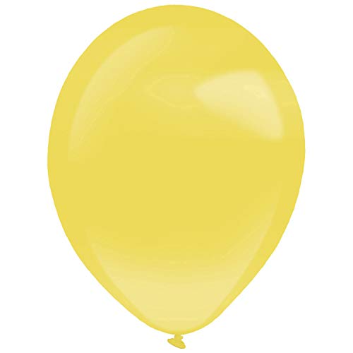 Amscan 9905409 - Latexballons Pearl Gold, 50 Stück, Durchmesser circa 27,5 cm, Luftballons von amscan