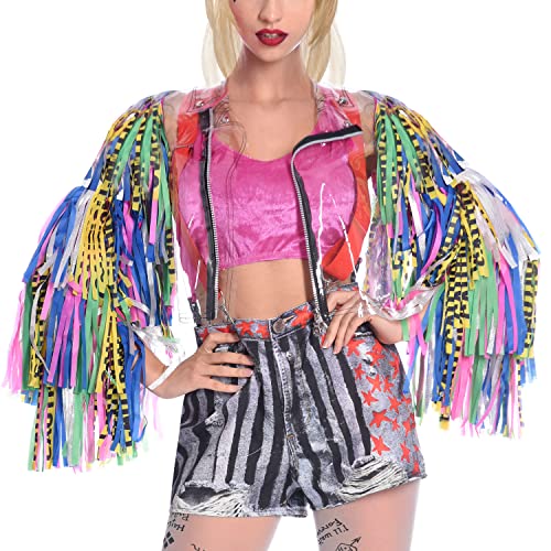 (PKT) (9906746) Ladies Birds Of Prey BOP Jacket Harley Quinn Fancy Dress Costume (M/L) von amscan