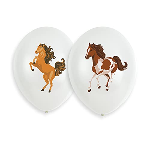 Amscan 9909881 - 6 Latexballons Beautiful Horses, Durchmesser 27,5 cm, Luftballon, Dekoration, Pferde, Kindergeburtstag, Themenparty Amscan 9909881 - 6 Latexballons Beautiful Horses, Durchmesser 27,5 cm, Luftballon, Dekoration, Pferde, Kindergeburtstag, Themenparty von amscan