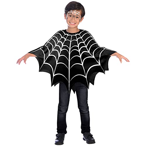 amscan (PKT (Fix 2/1000) Spiderweb Poncho von amscan