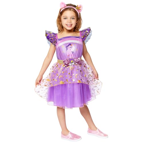 Amscan 9918488 - Girls Officially Licensed My Little Pony Pipp Petals Fancy Dress Costume Age: 4-6yrs von amscan