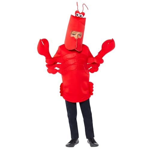 Amscan 9918533 - Unisex World Book Day Red Lobster Kids Fancy Dress Costume Age: 8-10yrs von amscan