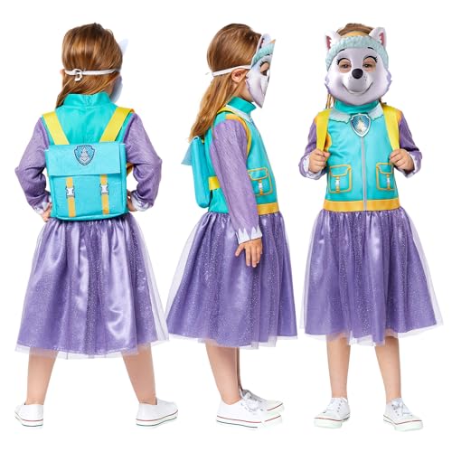 Amscan 9918664 - Girls Officially Licensed Paw Patrol Everest Kids Fancy Dress Costume Age: 4-6yrs von amscan