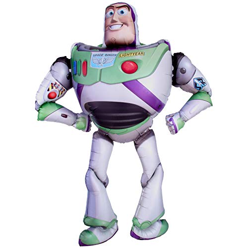 (PKT) AWK: Toy Story 4 Buzz Lightyear Foil Airwalker Balloon 44" (111cm) x 62" (157cm) P93 von amscan