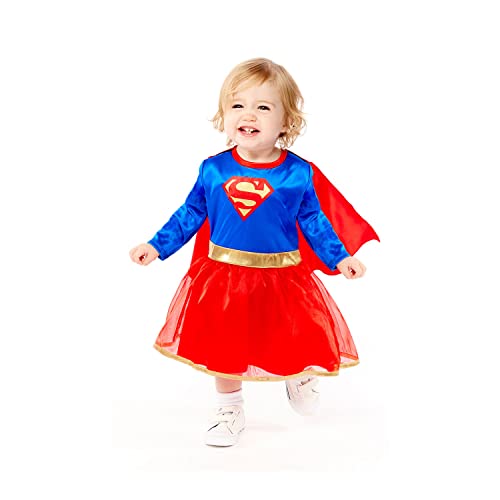 amscan 9906722 Childs Girls Official Licensed Supergirl Fancy Dress Costume Age 18-24 Months von amscan