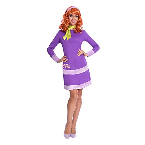 Amscan - Erwachsenenkostüm Daphne aus Scooby Doo, Kleid, Halstuch, Perücke, Haarband, Motto-Party, Karneval von amscan