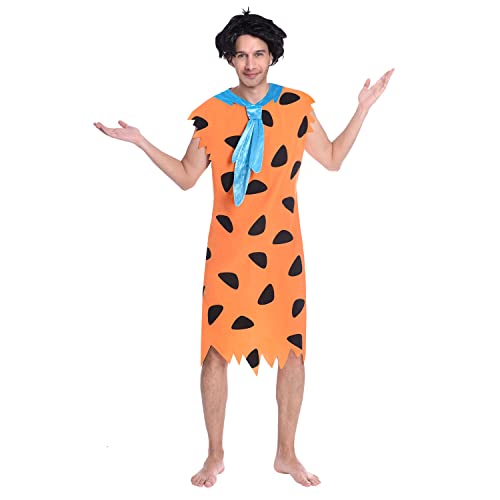 (PKT) (9906702) Adult Mens Fred Flintstone Costume (Large) von amscan