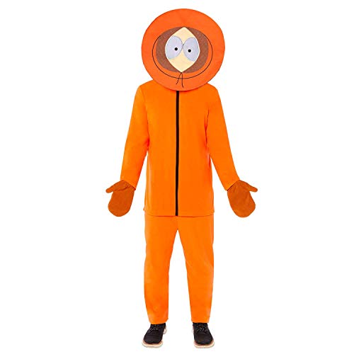 Amscan - Erwachsenenkostüm Kenny aus South Park, Fleece-Jumpsuit mit angenähten Fäustlingen, Maske, Serie, Motto-Party, Karneval, Fasching, XL von amscan