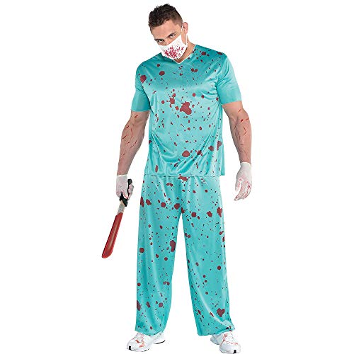 (PKT) (841778-55) Adult Bloody Unisex Scrubs Costume (Standard) von amscan