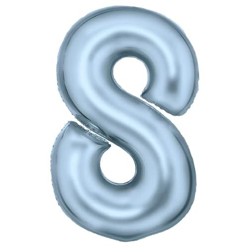 Amscan Große Zahl 8 Silk Lustre pastellblau Folienballon N34 verpackt 86 cm Amscan Große Zahl 8 Silk Lustre pastellblau Folienballon N34 verpackt 86 cm von amscan
