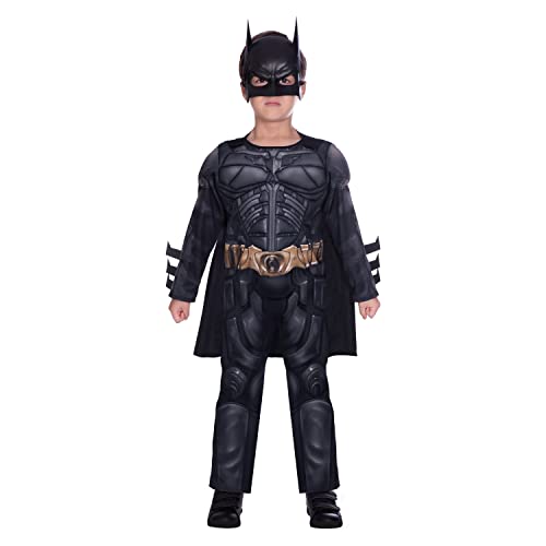 (PKT) (9906062) Classic Child Kids Warner Bros Dark Knight Batman Fancy Dress Costume (3-4 Years) von amscan