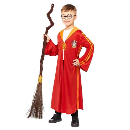 (PKT) (9912459) Child Boys Gryffindor Quidditch Robe (10-12yr) von amscan