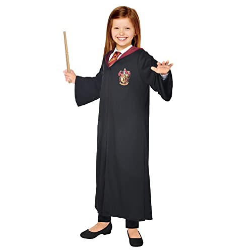 Amscan - Kinderkostüm Hermine, Hogwarts, Harry Potter, Gryffindor, Magier, Zauberer, Karneval, Schwarz von amscan