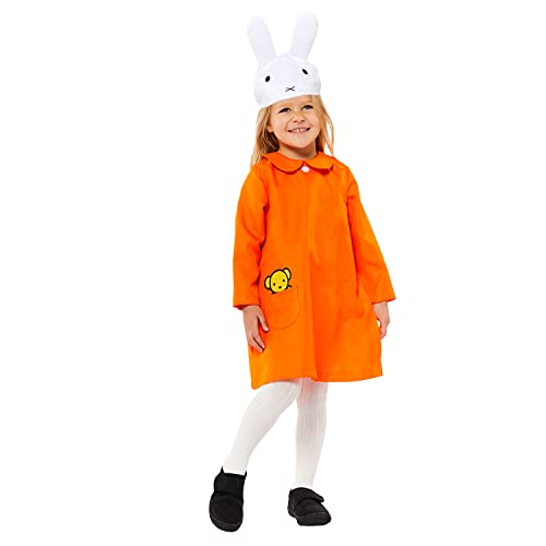 Amscan - Kinderkostüm Miffy, Kleid, Kaninchen, Tierkostüm, Karneval, Mottoparty von amscan