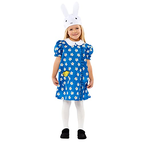 Amscan - Kinderkostüm Miffy, Kleid, Kaninchen, Tierkostüm, Karneval, Mottoparty von amscan