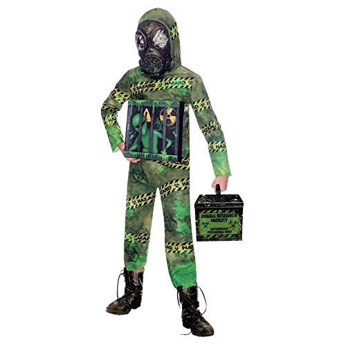 Amscan - Kinderkostüm Zombie Alien, Jumpsuit und Maske, Mottoparty, Karneval, Halloween von amscan