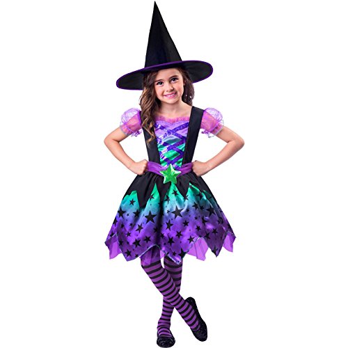 amscan - Kinderkostüm Hexe mit Kleid und Hexenhut, für Halloween, Karneval und Fasching von amscan