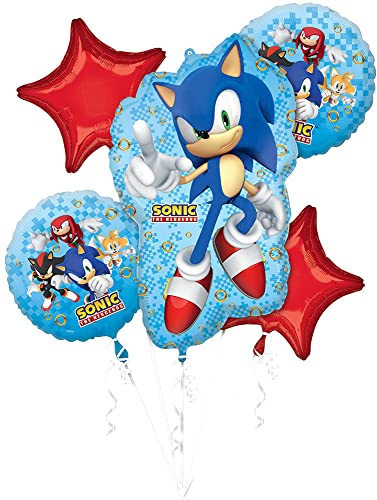Bouquet di palloncini Sonic The Hedgehog, con 5 palloncini diversi, 1Bouquet. Bouquet di palloncini Sonic The Hedgehog, con 5 palloncini diversi, 1Bouquet. von amscan