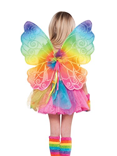 Child Girls Rainbow Fairy Wings von amscan